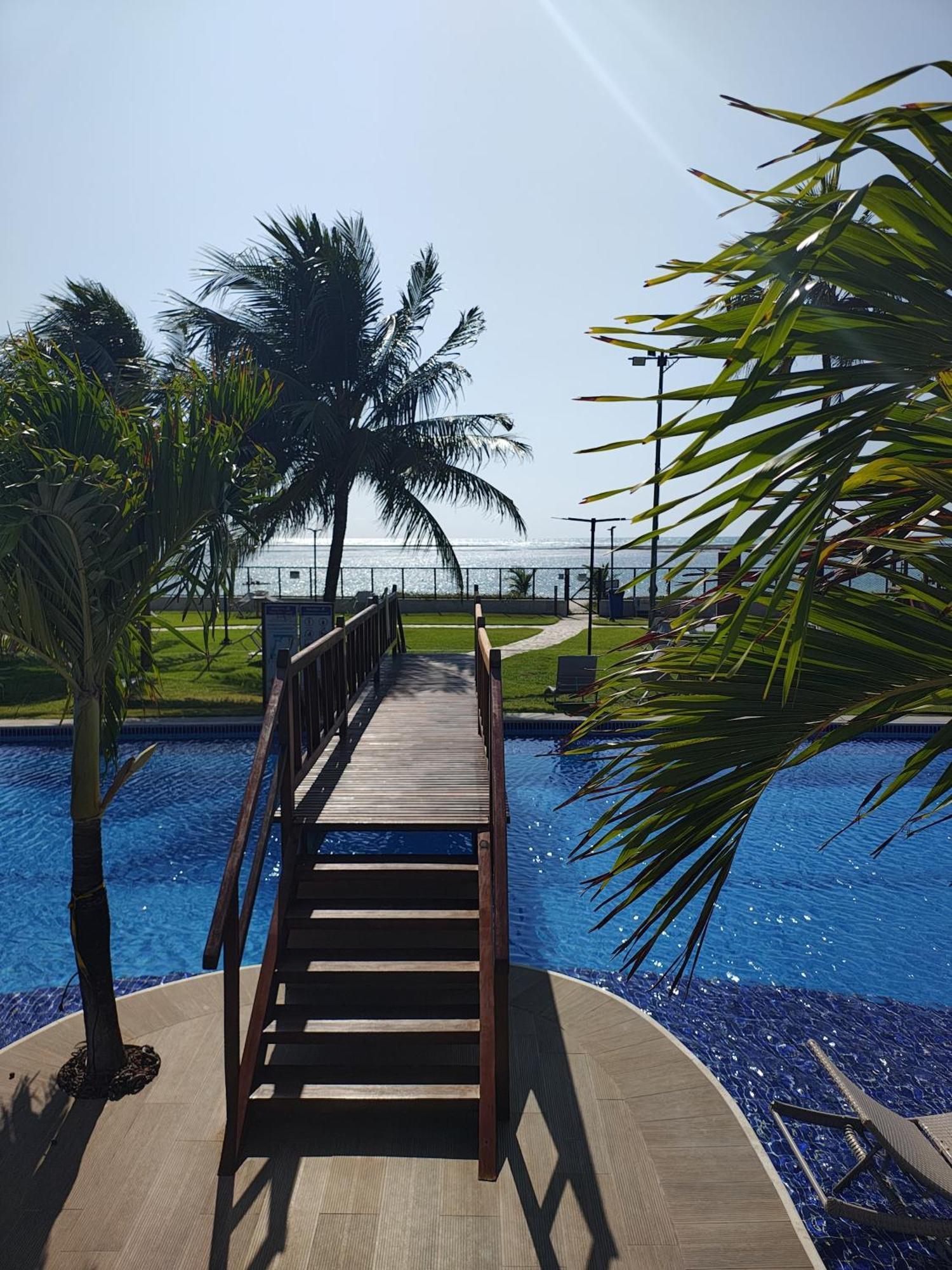 شقة Flat Fantastico Na Beira Mar Em Tamandaré المظهر الخارجي الصورة
